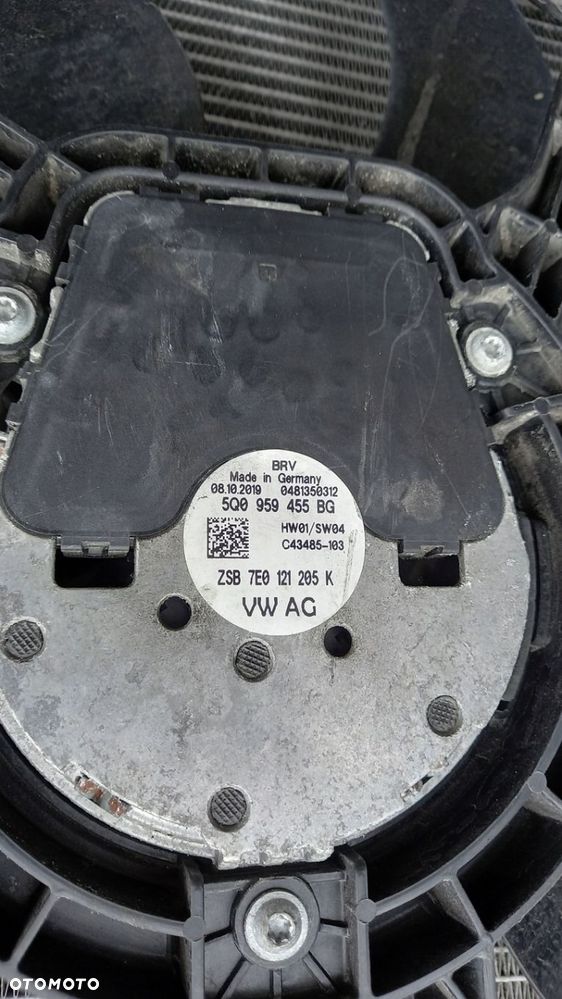 VW TRANSPORTER T6 T6.1 KOMPLET ZESTAW CHŁODNIC CHŁODNICA WODY KLIMY INTERCO - 6