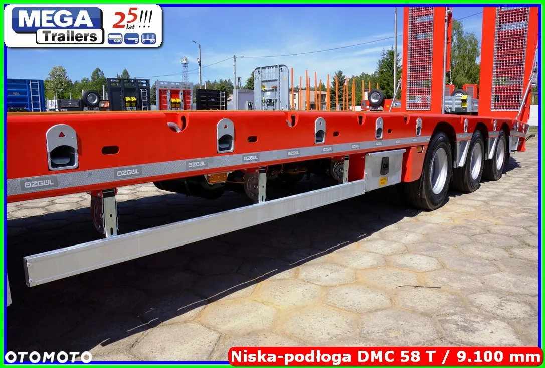 Mega Niskopodwozie 3 osie, 58 T DMC, dł. 910 cm, oś skrętna !!! - 27