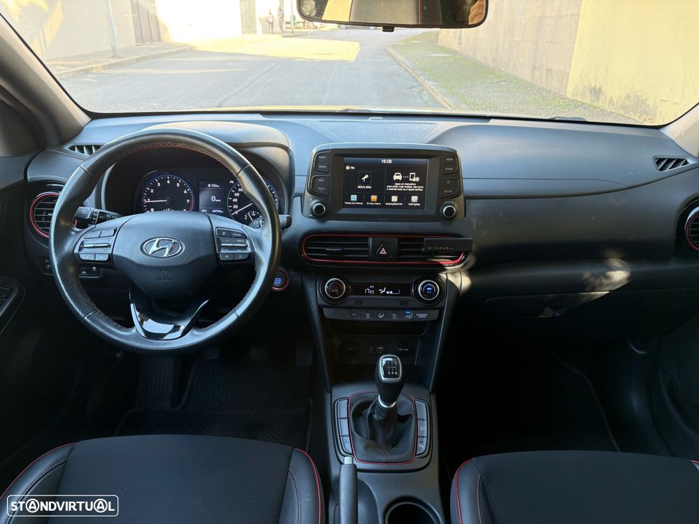 Hyundai Kauai 1.0 T-GDi Pele/Tecido Vermelho - 3