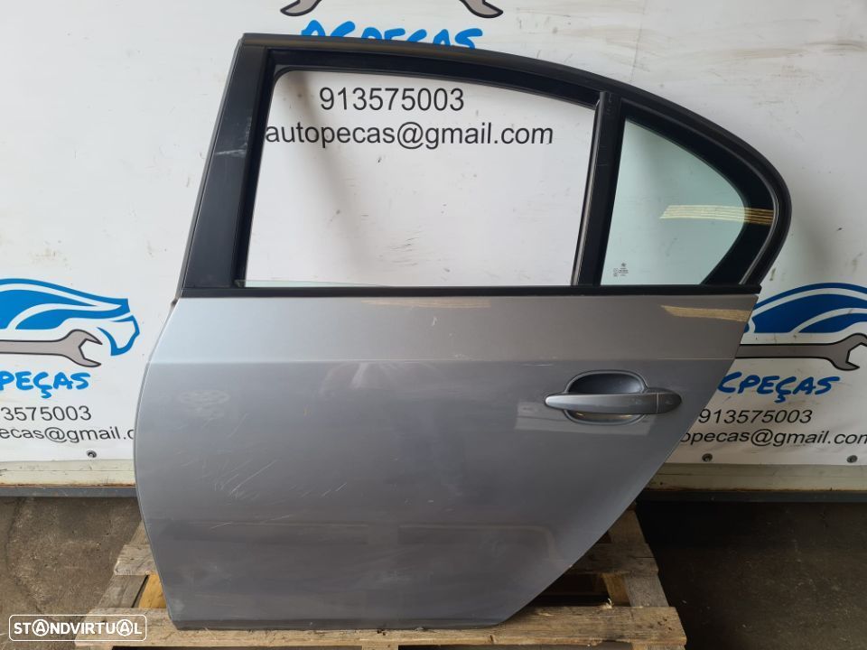 PORTA PORTAS TRASEIRA TRÁS ESQUERDA 41527202341 7202341 BMW SERIE 5 E60 SEDAN CARRO FECHO ELEVADOR MOTOR PUXADOR VIDRO - 3