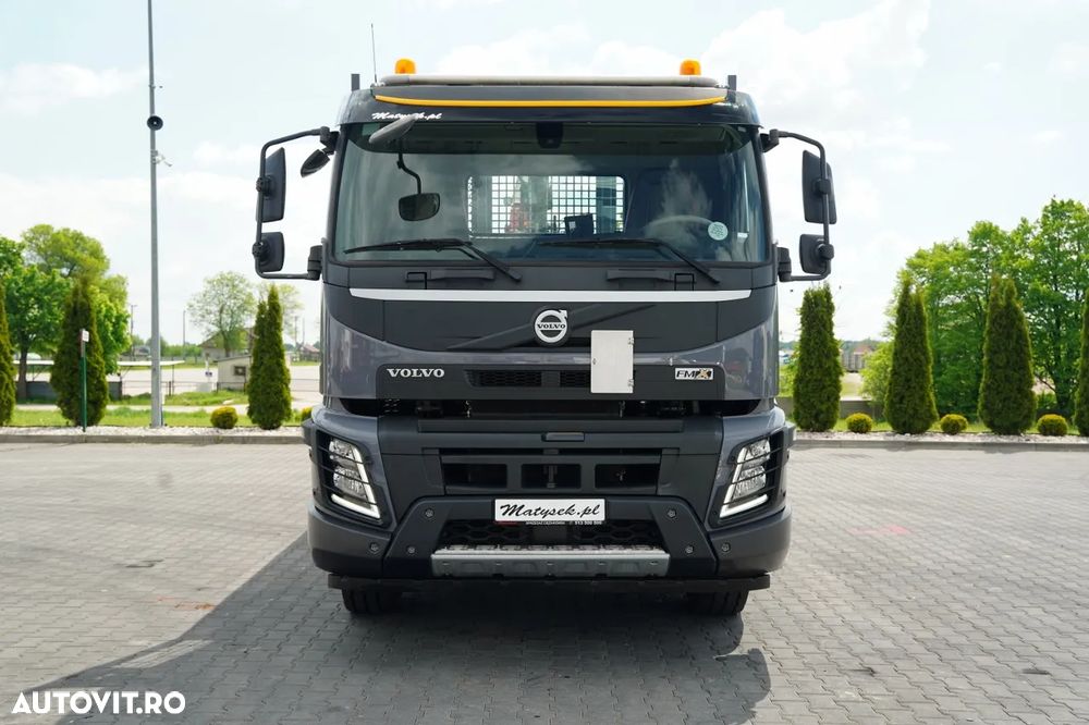 Volvo FMX 430 / LIVRARE - 7,15 M / HYVA HC-183 CUPĂ / ROTATOARE / FURCĂ PENTRU PALEȚI / TELECOMANDĂ - 15