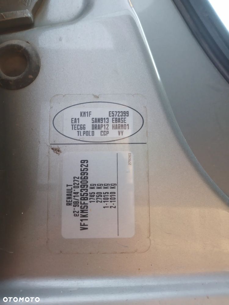 RENAULT MEGANE II LIFT KOMBI 05-09 1.5 DCI   OSŁONA PRZECIWSŁONECZNA PRAWA LEWA - 21