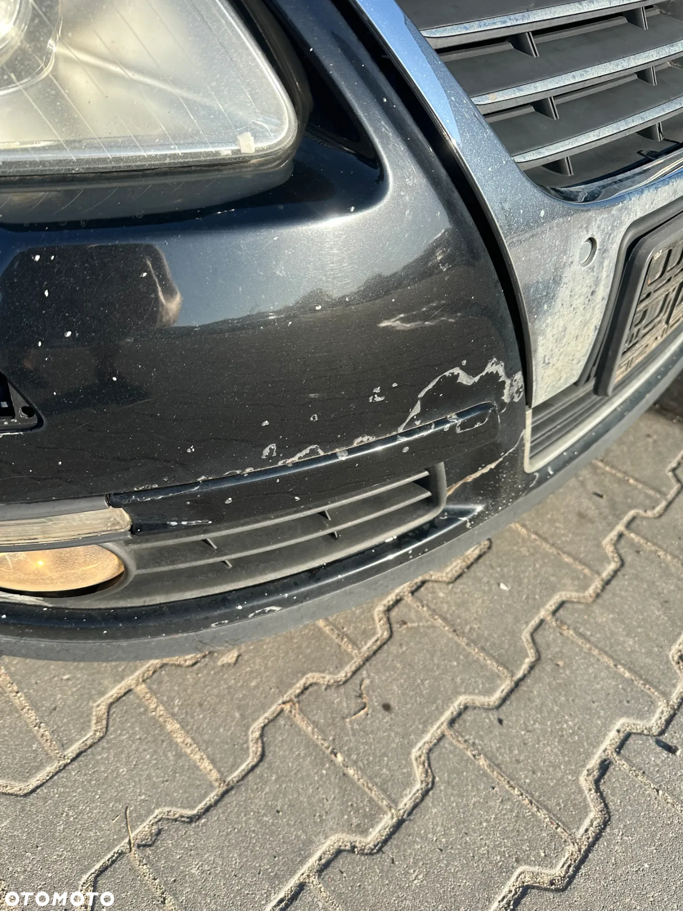 VW PASSAT B6 L041 ZDERZAK PRZEDNI 6xPDC SPRYSKI KOMPLETNY Z GRILLEM - 4