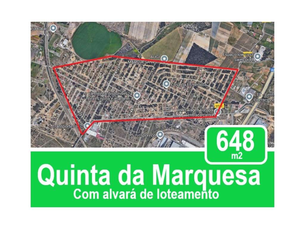 Lote 648 m2 na Quinta da Marquesa. - Grande imagem: 3/3