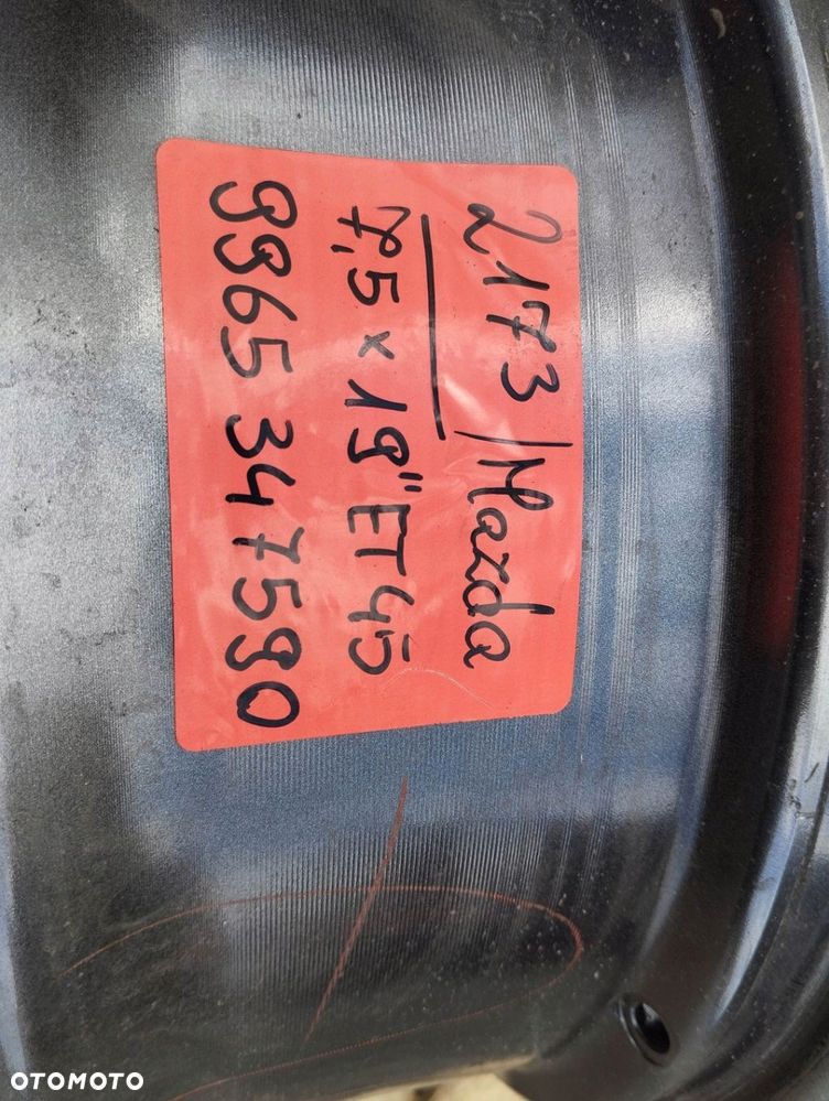 Felga Mazda 7,5 x 19 ET 45 9965347590 5x114,3 1szt - 3