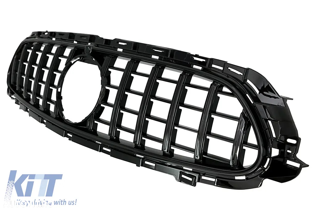 Grila panamericana E class  W213 facelift black - 2