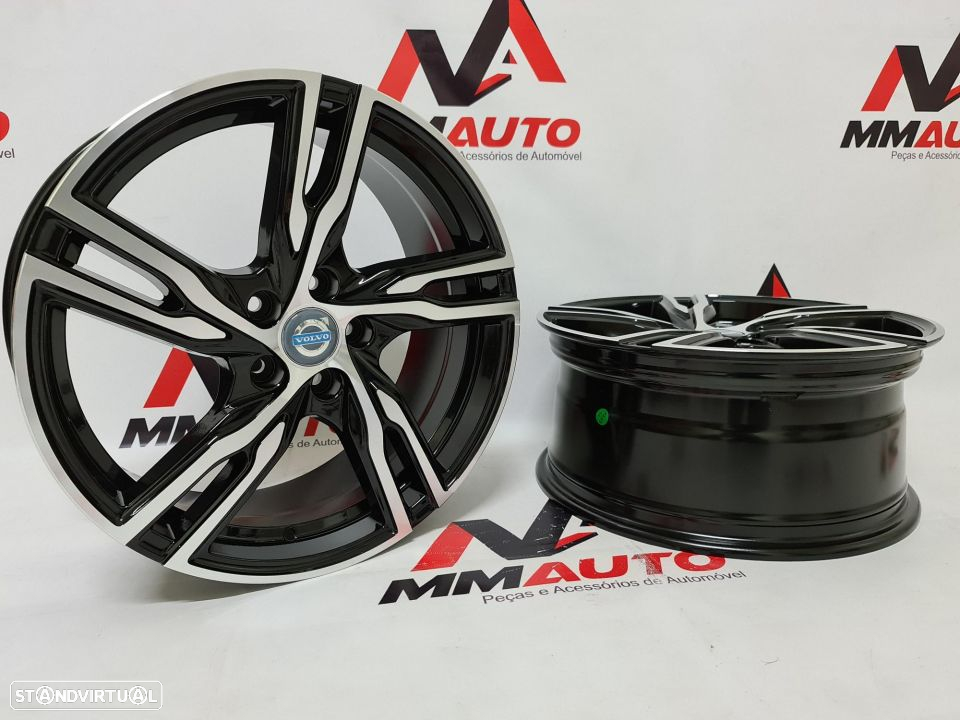 Jantes Volvo XC60 Preto Polido 18 - 3