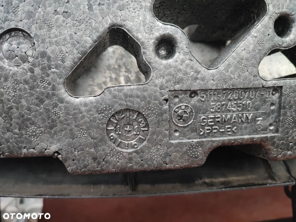 BMW F10 / F11 / F10N / F11N ORYGINALNY KOMPLETNY PAS PRZEDNI + WLOTY POWIETRZA / WZMOCNIENIE CZOŁOWE / BELKA ZDERZAKA / WIĄZKA LAMP O NR. 4 875 530 / 7 200 705 / 7 200 707 / 4 874 105 / 7 224 662 OEM - 20