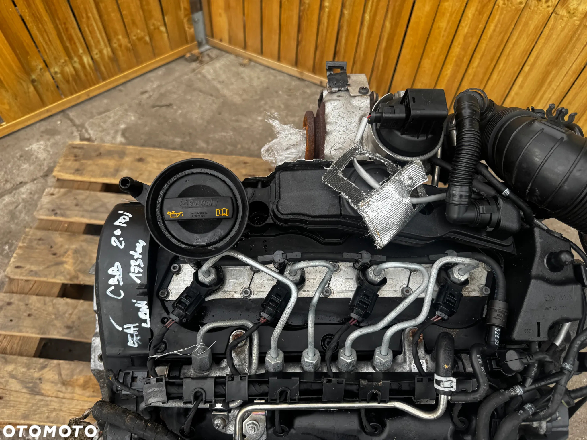 silnik cbb 2.0 tdi tiguan sharan passat kompletny 173 tys - 2