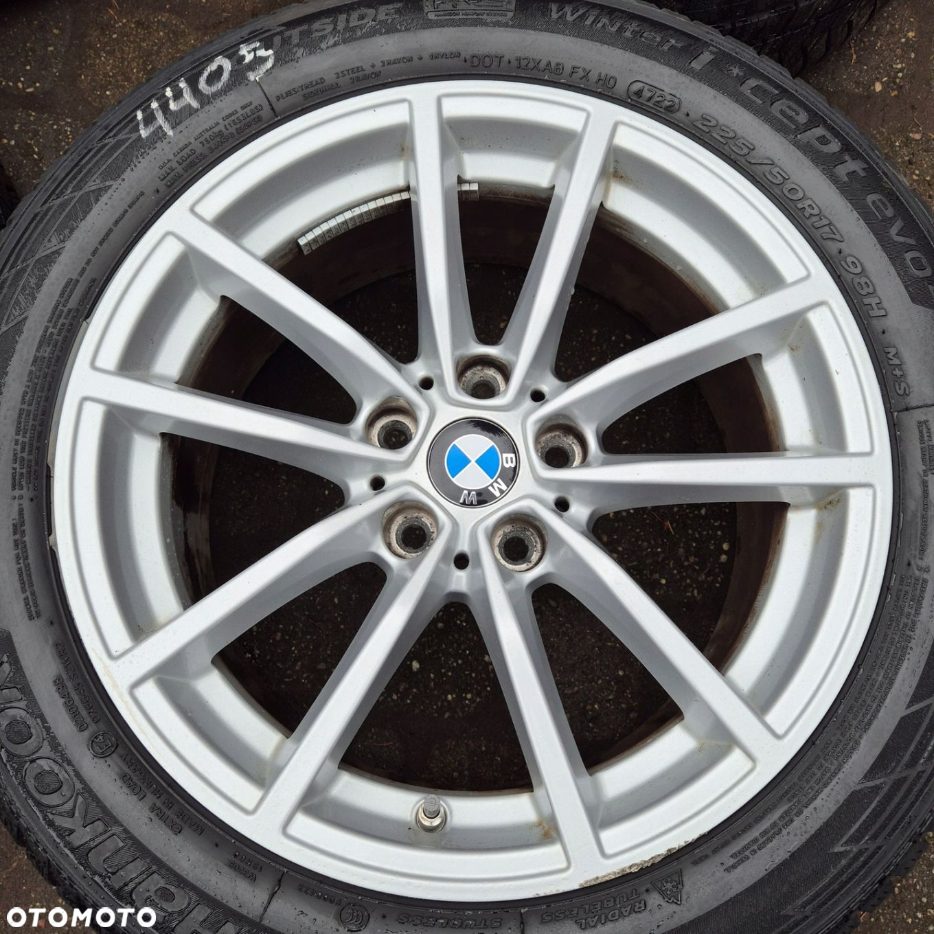 ZIMA FELGI KOŁA 17 BMW 3 G20 G21 4 G22 G23 G26 225/50 R17 HANKOOK 2022r - 2