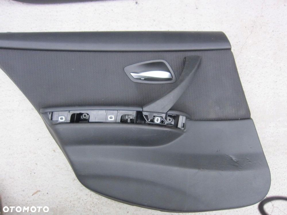 BMW 3 E90 2005-2011 FOTELE KANAPA BOCZKI SZARE MATERIAŁ TAPICERKA KOMPLET - 14