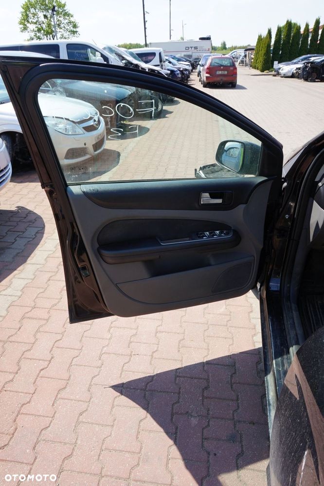 DRZWI PRZEDNIE LEWE FOCUS II MK2 LIFT KOMBI F3  CZARNY FORD 2008-2011 - 12