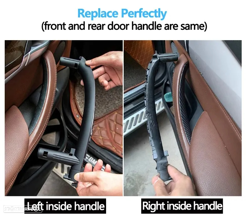 Puxador porta interior Esqª ou Drtª BMW X5 F15 X6 F16 várias cores - 4