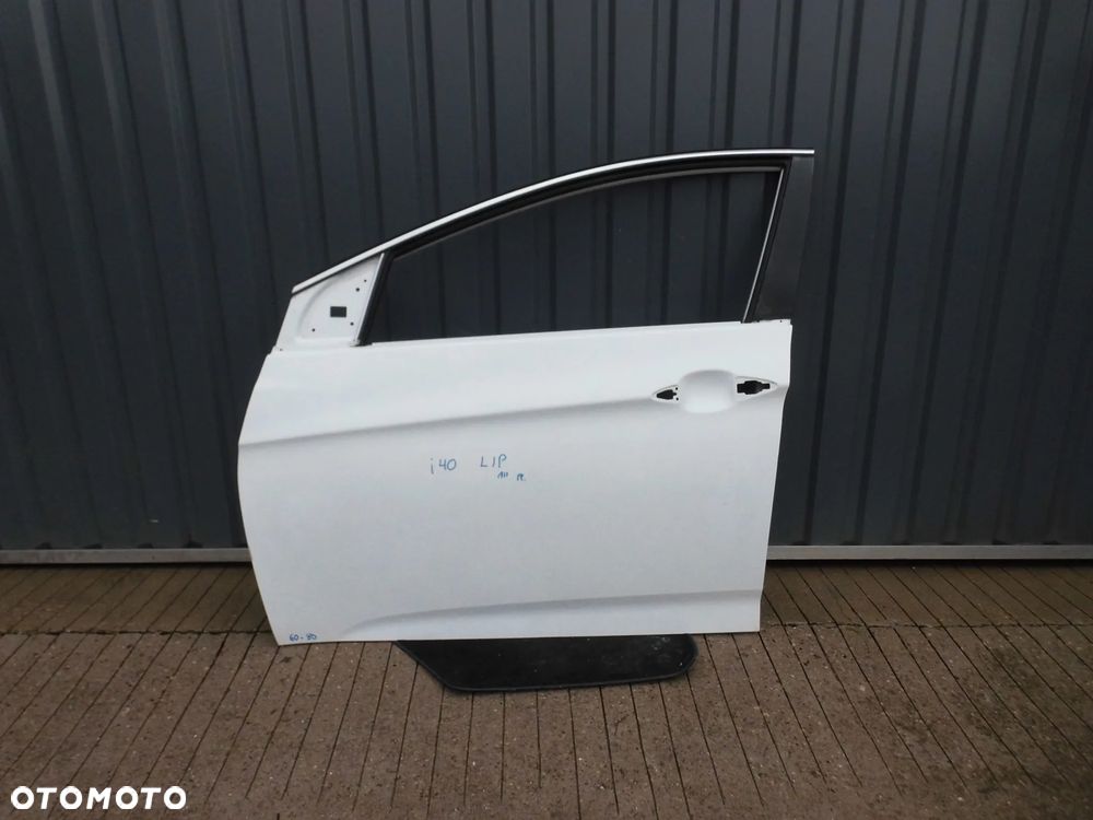 DRZWI HYUNDAI I40 LEWE PRZEDNIE BIAŁE NCW ORYGINAŁ - 1