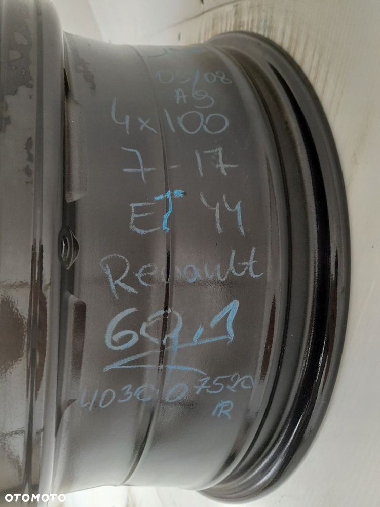 Felga aluminiowa Renault OE 403007520R 7.0" x 17" 4x100 ET40 - 6