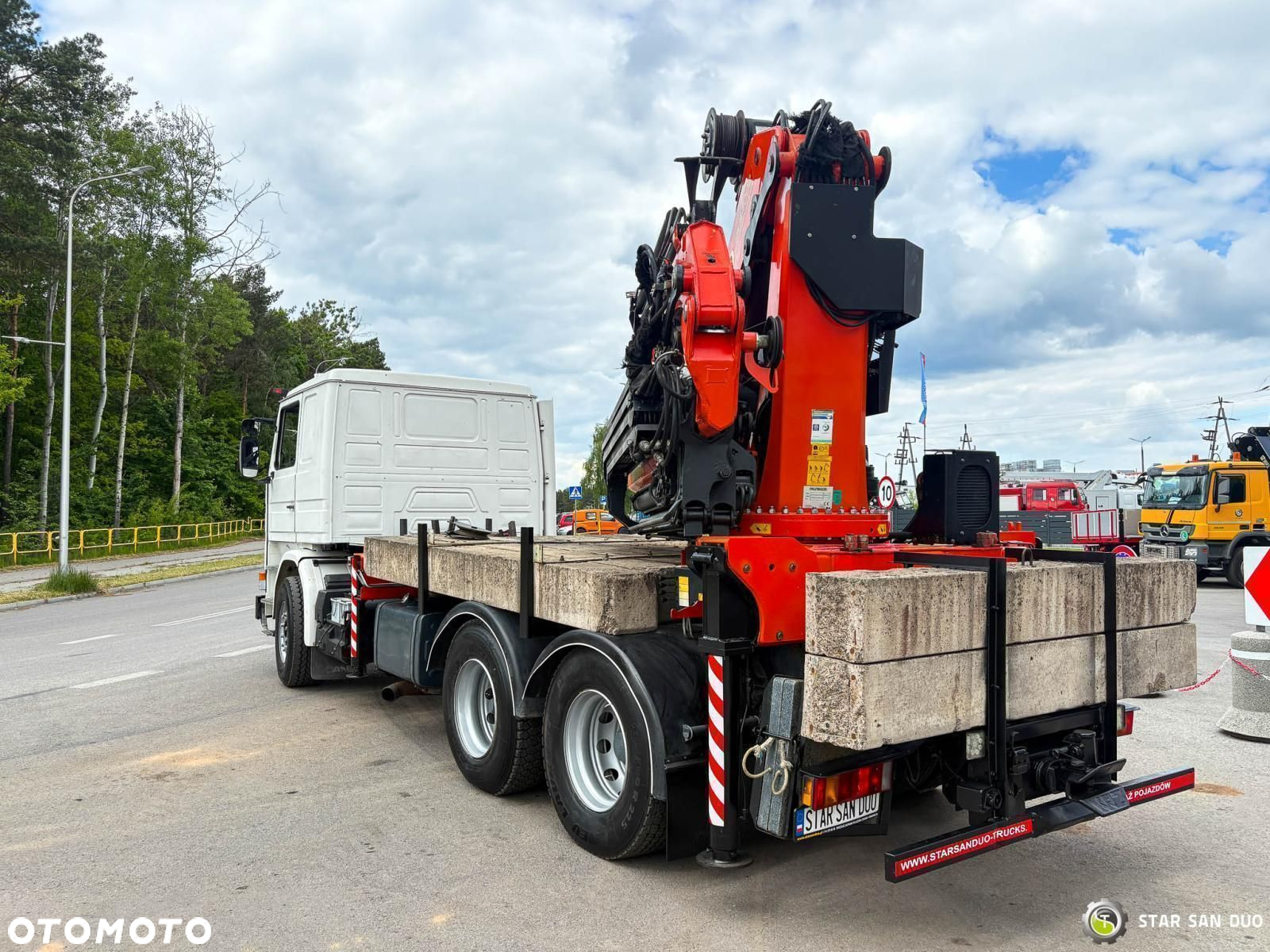 Scania R143 HL 6x2 Palfinger PK44002 Fly Jib HDS Wciągarka - 12