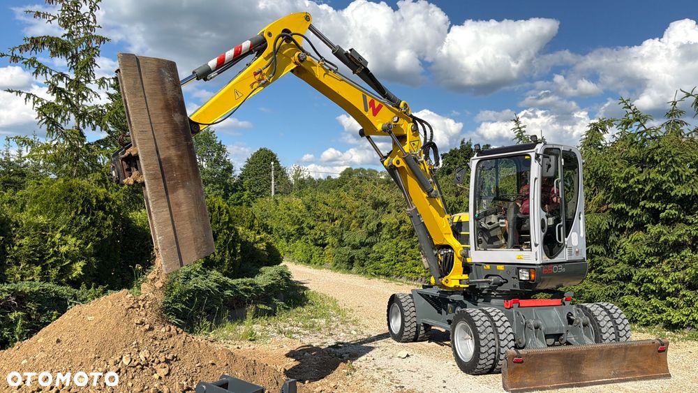 Wacker Neuson Koparka Kołowa 6 TON Wacker NEUSON 6503 -2 Pług Ramię Long 3 Łamane POWERTILT Lenhoff Klimatyzacja łyżki przedsiębierne MS03 6503 ew65 wiertnica  Takeuchi TB175W Yanmar B75W widły grabie - 1