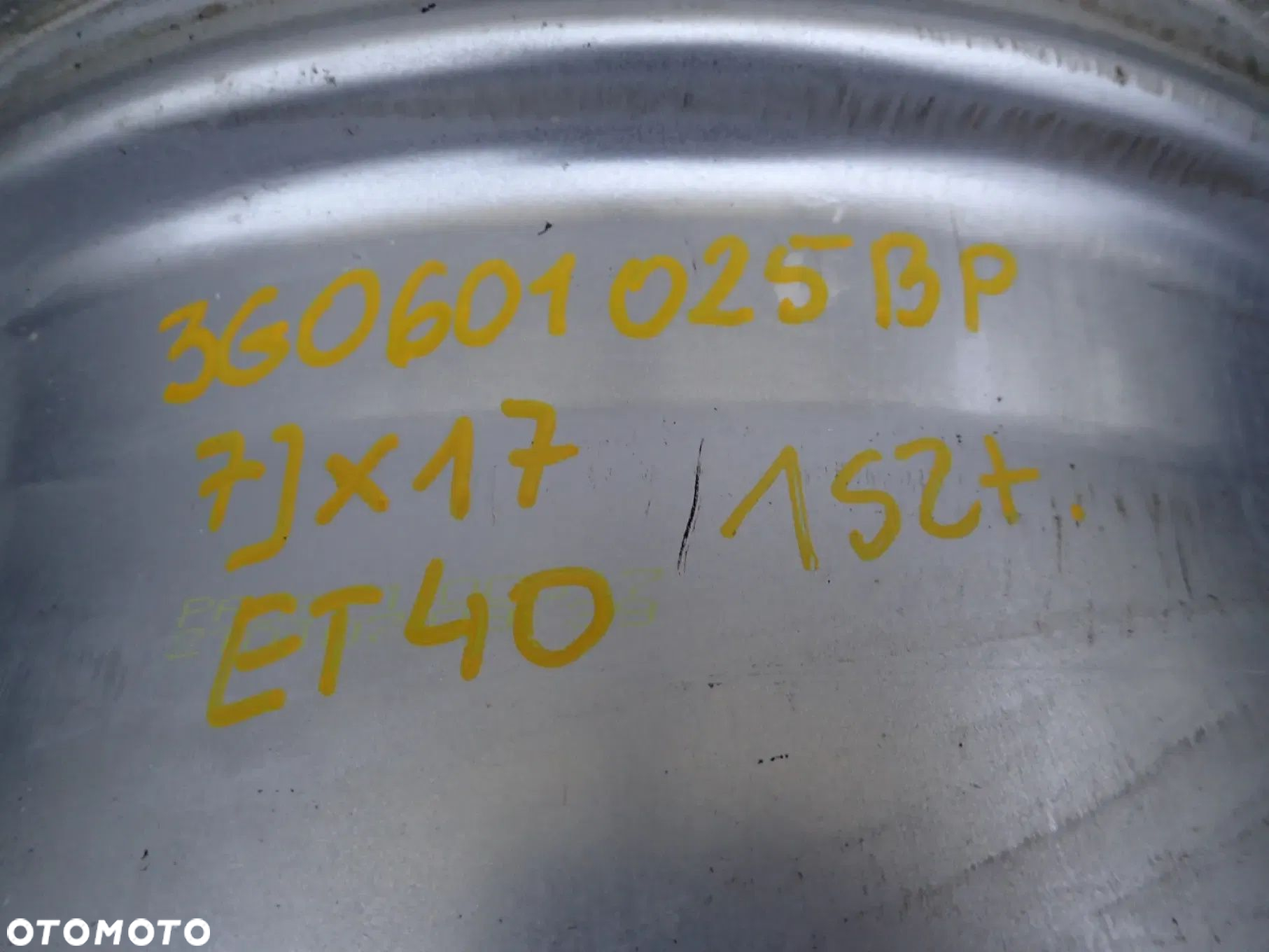 FELGA ALUMINIOWA VW PASSAT B8 3G0 TIGUAN 7x17 ET40 3G0601025BP - 5