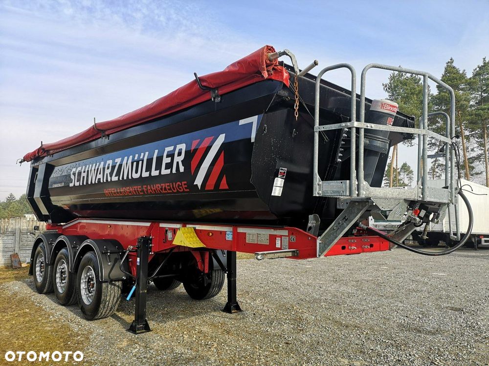 Schwarzmuller Wywrotka Stalowa 24m3 Oś Podnoszona SAF Waga 6000 kg! - 1