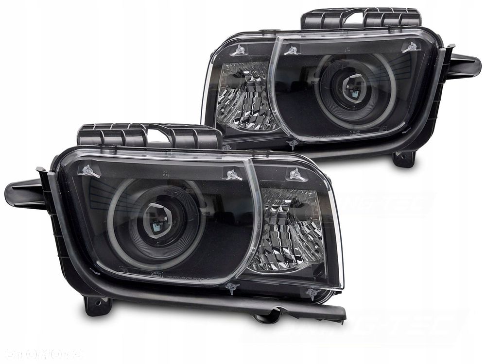 Reflektor Lampa kpl Diody Soczewka Clear Black Chevrolet Camaro V 5 09-13 - 1