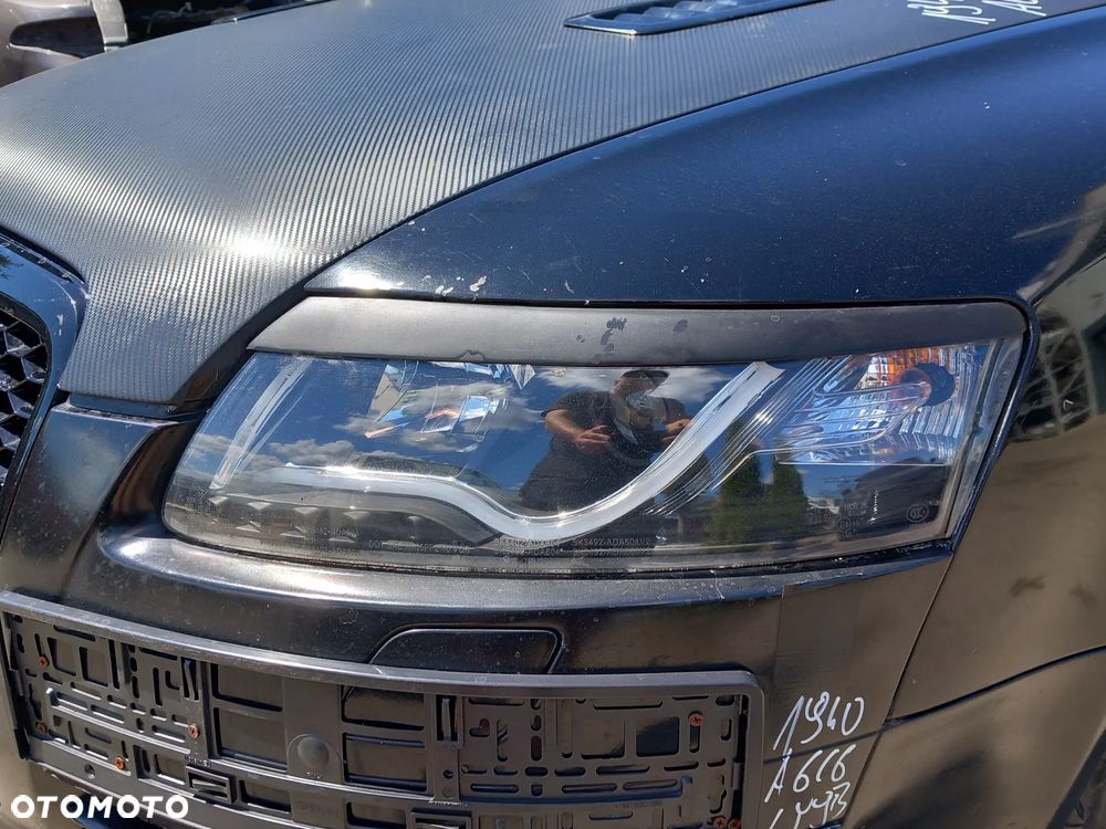 AUDI A6 C6 KOMPLET REFLEKTORÓW LAMP LED PRZEDNICH CZARNY ŚRODEK - 2