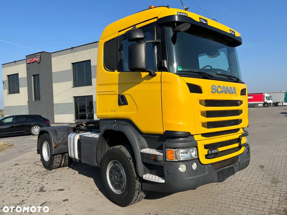 Scania Scania G490  4x4 stały napęd na wał, EURO 6, skrzynia redukcyjna , biegi terenowe , hydraulika do wywrotu, z Niemiec (G410 , G450) - 8