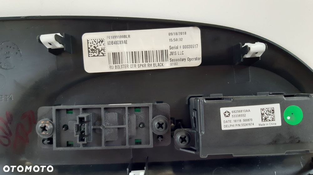 CHRYSLER PACIFICA 16- USB PANEL REGULACJI FOTELA PRAWY PRZÓD 6DB40DX9AE - 5