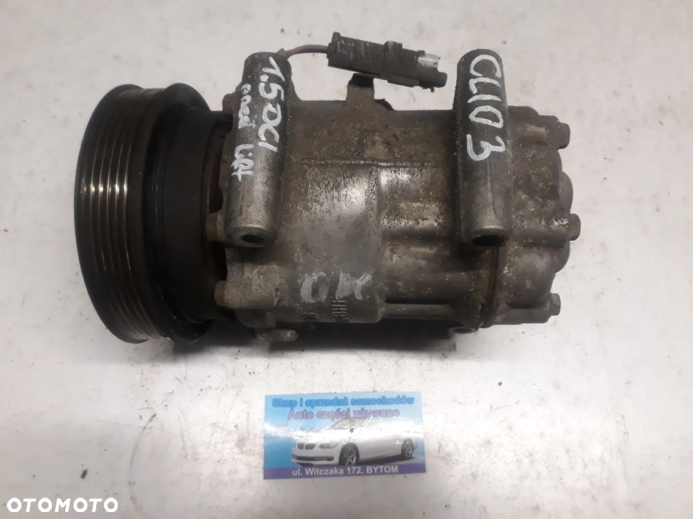 SPRĘŻARKA KLIMATYZACJI RENAULT CLIO III 1,5 DCI  2006r   8200365787A - 1