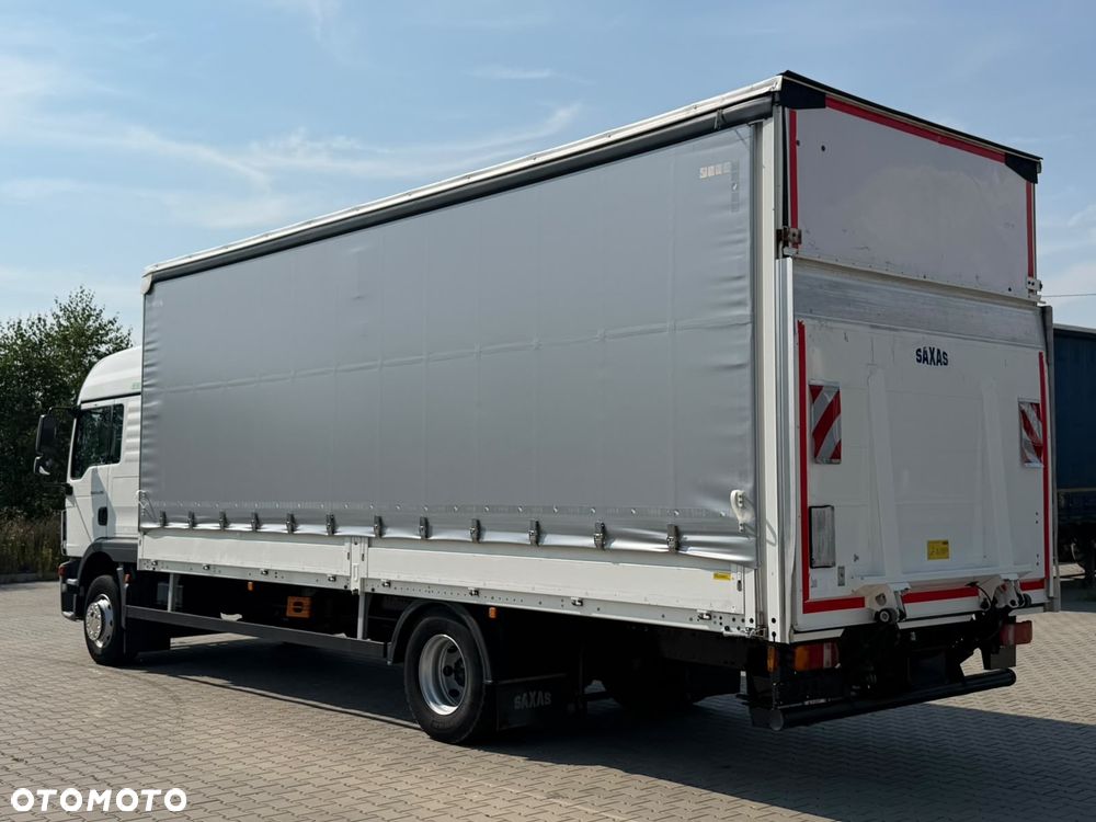 MAN TGM 15.290 / BURTO - FIRANKA / WINDA / 370 TYŚ KM / ŁADOWNOŚĆ 8 120 KG / 1 REJ. 2019 ROK / 18 EUROPALET / ZSUWANY DACH / SPROWADZONY / SYPIALKA / EURO 6 - 3