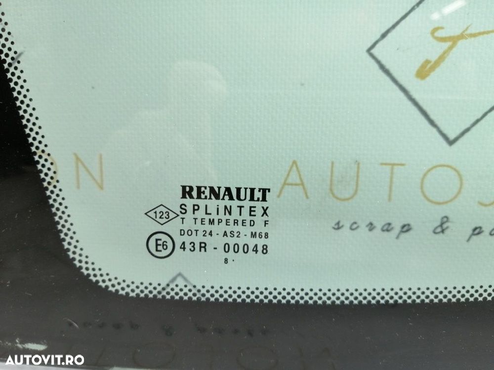 Geam fix stanga spate RENAULT MEGANE Scenic JA0/1_ 1996 - 2001 1.6 16V K4M 70.. 7700433886 - 2