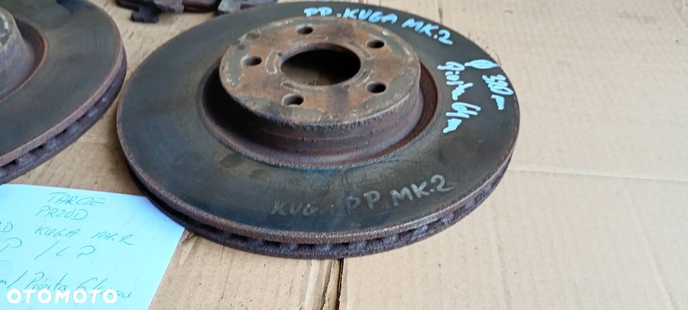 Tarcze hamulcowe przód przednie klocki Ford Kuga MK2 320mm - 4