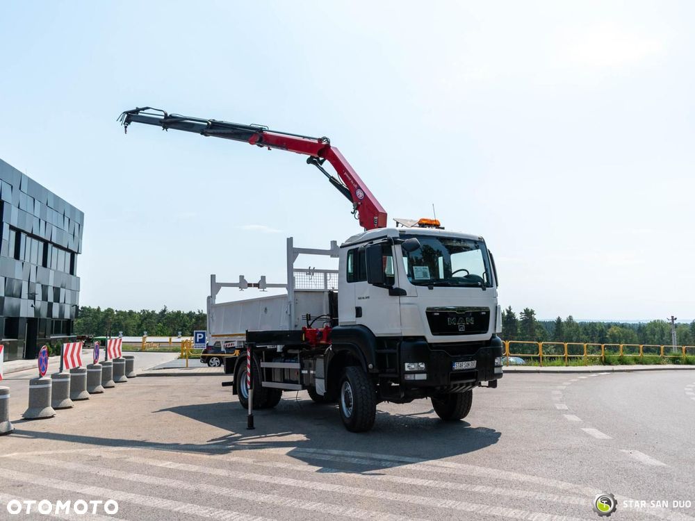 MAN TGS  18.320 4x4 HMF 1730-K3 HDS Żuraw Wywrotka - 5