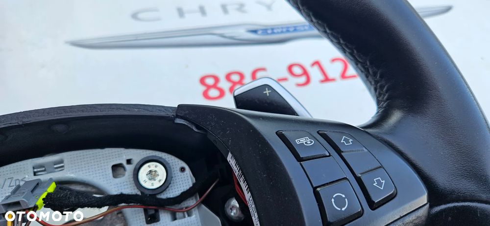 BMW X5 E70 X6 E71 LIFT LCI  KIEROWNICA SKÓRZANA CZARNA M-PAKIET MULTIFUNKCJA ŁOPATKI  7845778 - 17