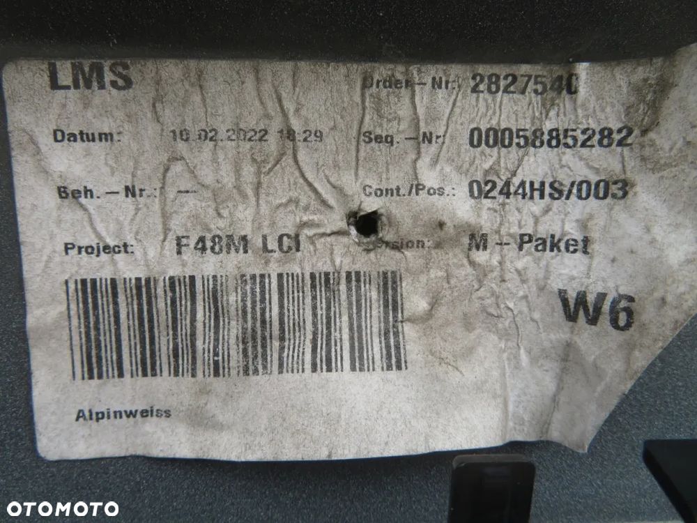 ZDERZAK PRZÓD BMW X1 F48 M-PAKIET LIFT LCI 19R- KRAKÓW - 10