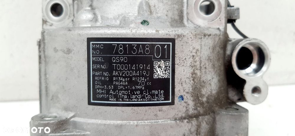 MITSUBISHI ECLIPSE CROSS SPRĘŻARKA KLIMATYZACJI 7813A801 - 5