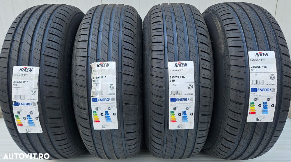 215/65 R16 98H RIKEN (By Michelin) Summer 3 B/B/71 Anvelope de vara - 1