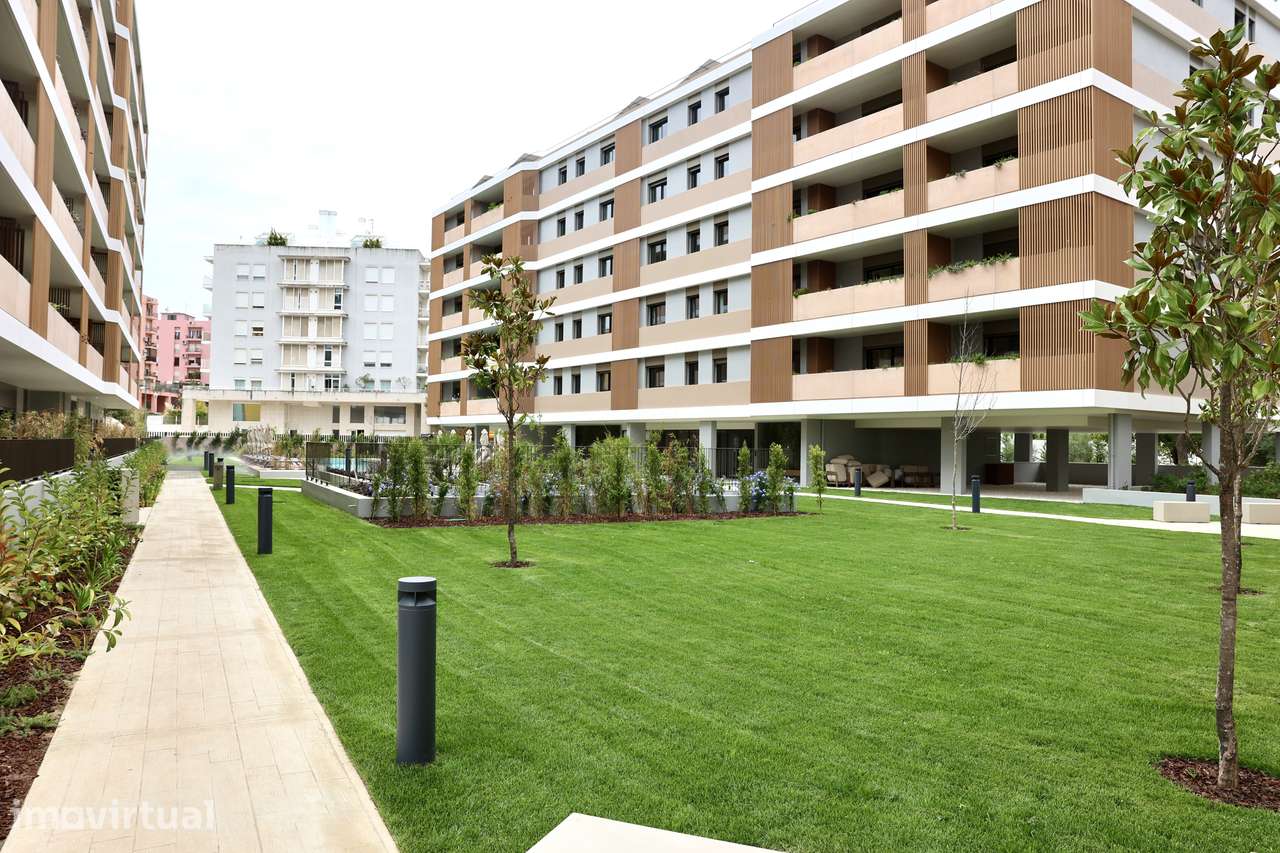 T1 Premium em Telheiras - Piscina, Jardim e Ginásio - Grande imagem: 4/26