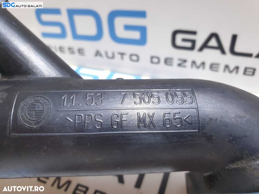 Furtun Conducta Cot Radiator Apa Antigel BMW X3 E83 xDrive20 2.0 i 2006 - 2010 Cod 7505055 [D0237] - 3