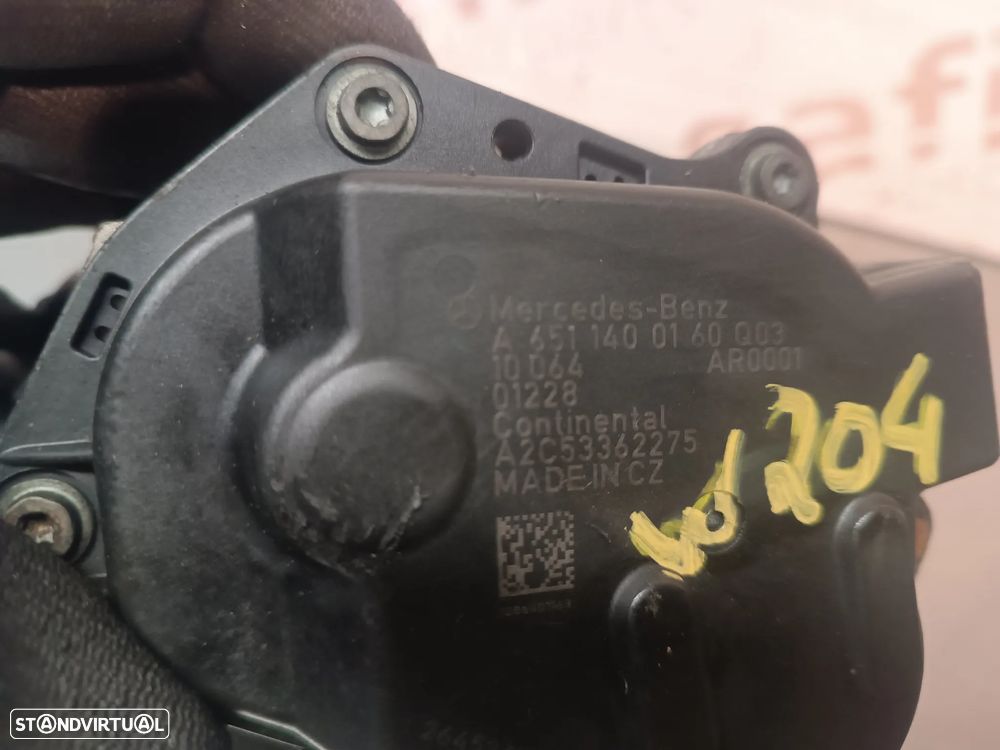 VALVULA EGR MERCEDES W204 W212 2.1CDI  REF. A6511400160 A2C533622275 - 4