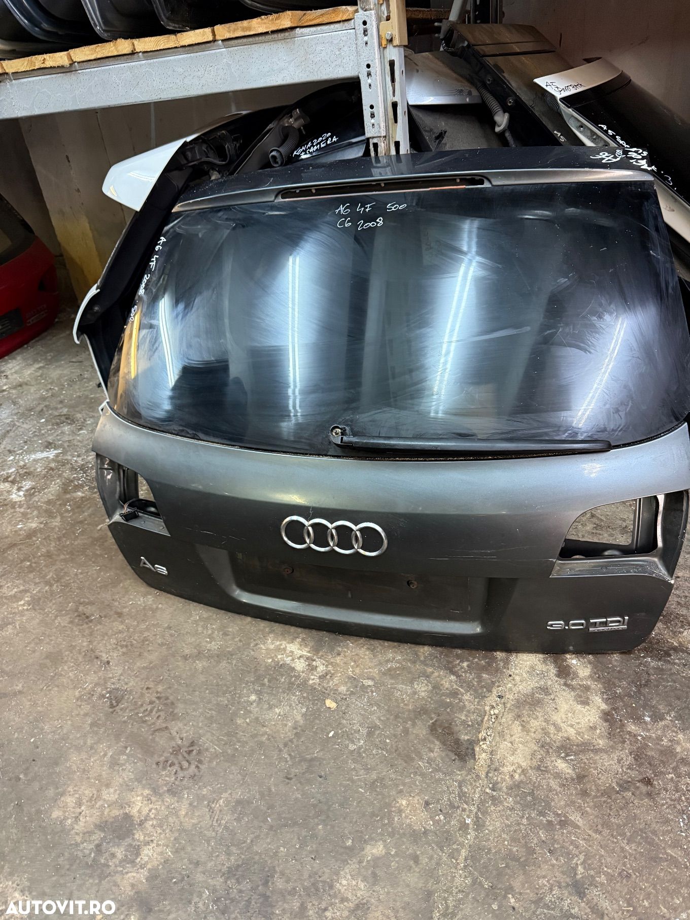 Haion complet AUDI A6 C6 4F combi an 2005-2011 cu luneta, stergator si ornamente - 1