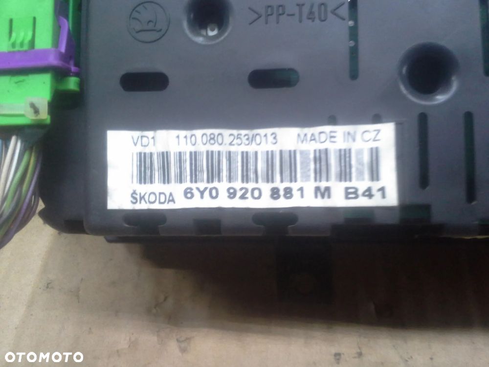 Skoda Fabia I 1.2 zestaw startowy komputer Siemens 03E906033AB  5WP44223 02 stacyjka immo klucze i inne - 26