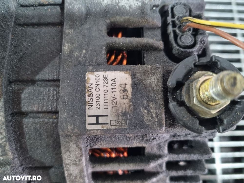 Alternator Nissan Murano 3.5 2002 - 2007 248CP 3498CC VQ35DE (1001) Benzina 23100CN100 - 2