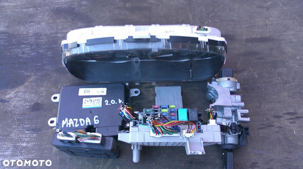 MAZDA 6 2.0 16V SILNIK LF IMMO ZESTAW STARTOWY LFH218881C - 12