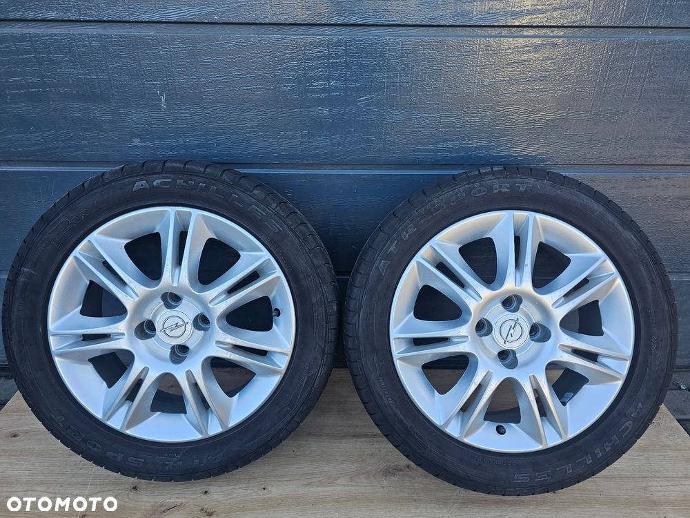 KOŁA FELGI ALUMINIOWE OPONY LETNIE OPEL CORSA D ASTRA H G MERIVA A 195/55/16 R 16 ET40 4X100 - 14