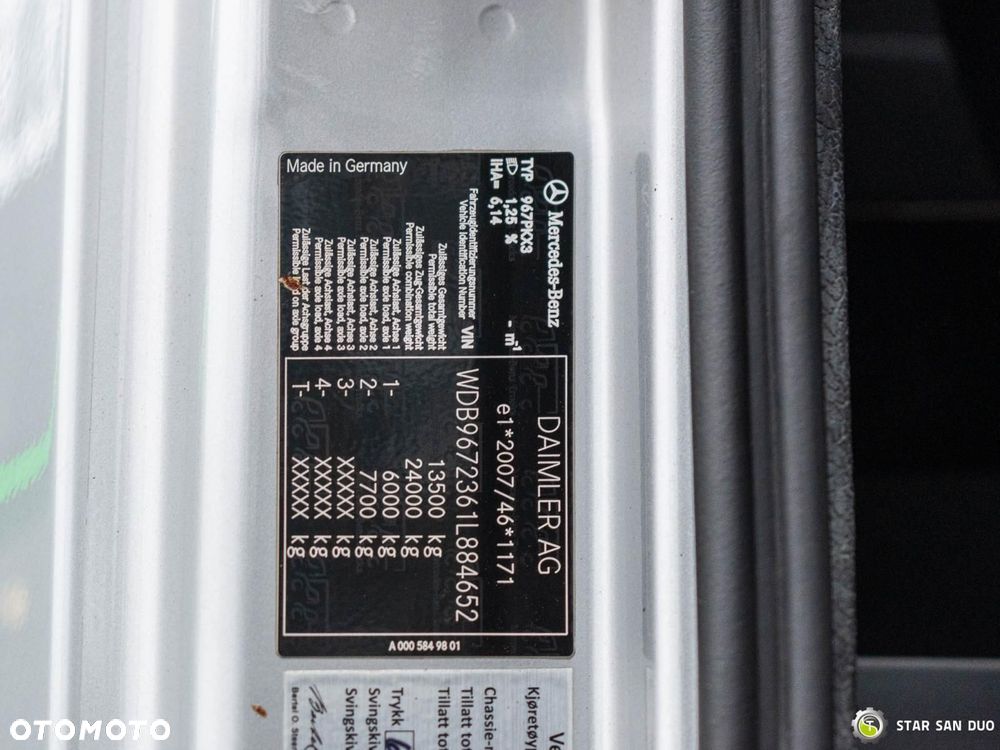 Mercedes-Benz ATEGO 1324 4x4 podwozie - 9