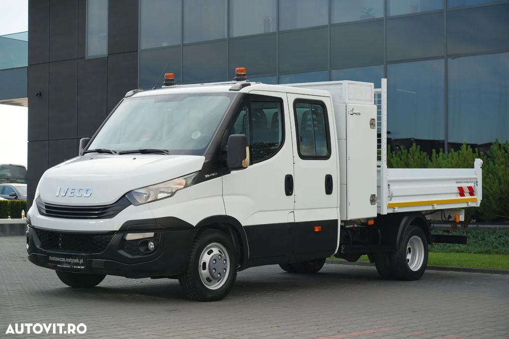 Iveco DAILY 35-180 / BASCULĂ DIN ALUMINIU / CU 6 LOCURI / DOUĂ / MANUALĂ / IMPORTATĂ - 16