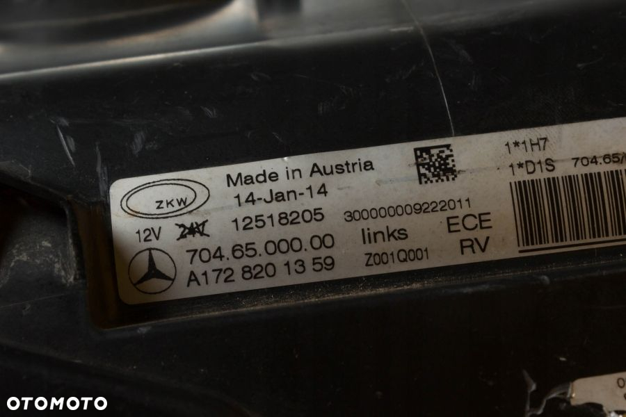 MERCEDES SLK W172 REFLEKTOR LAMPA LEWA BI-XENON EU - 8