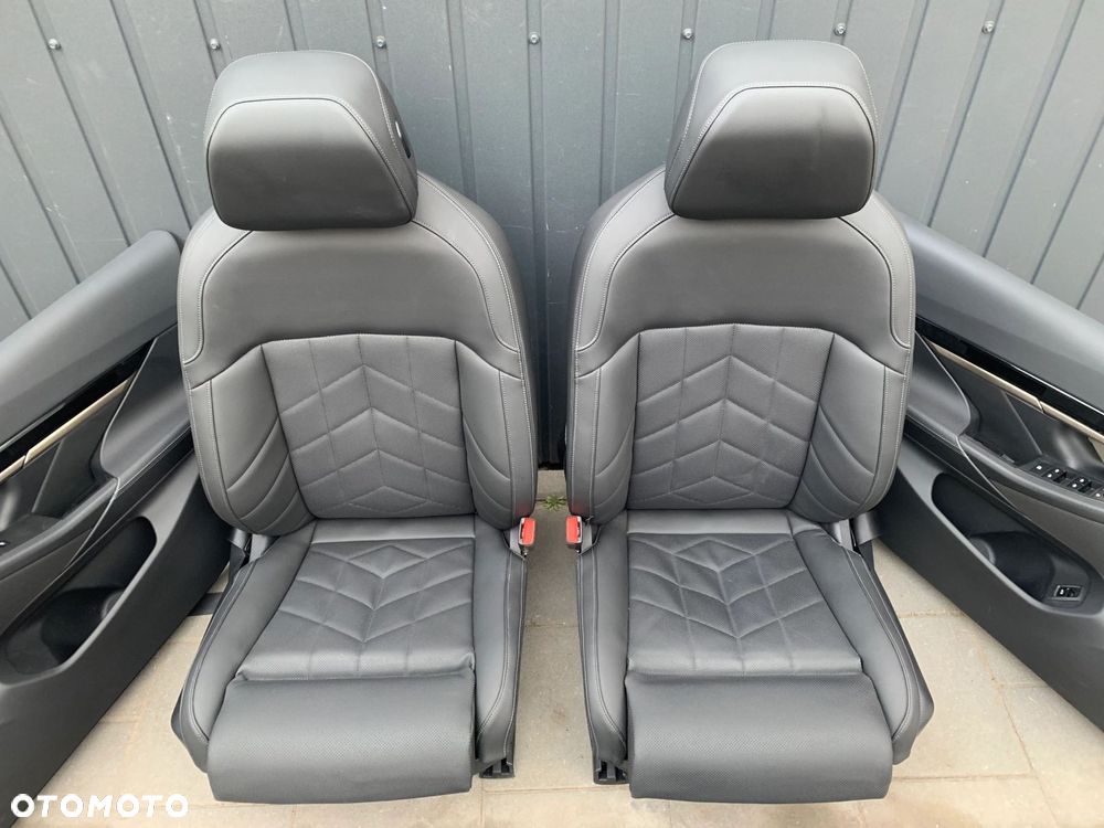 FOTELE TAPICERKA SKÓRA KOMFORT GRZANIE WENTYLACJA PAMIĘĆ BMW 5 G60 HARMAN - 2