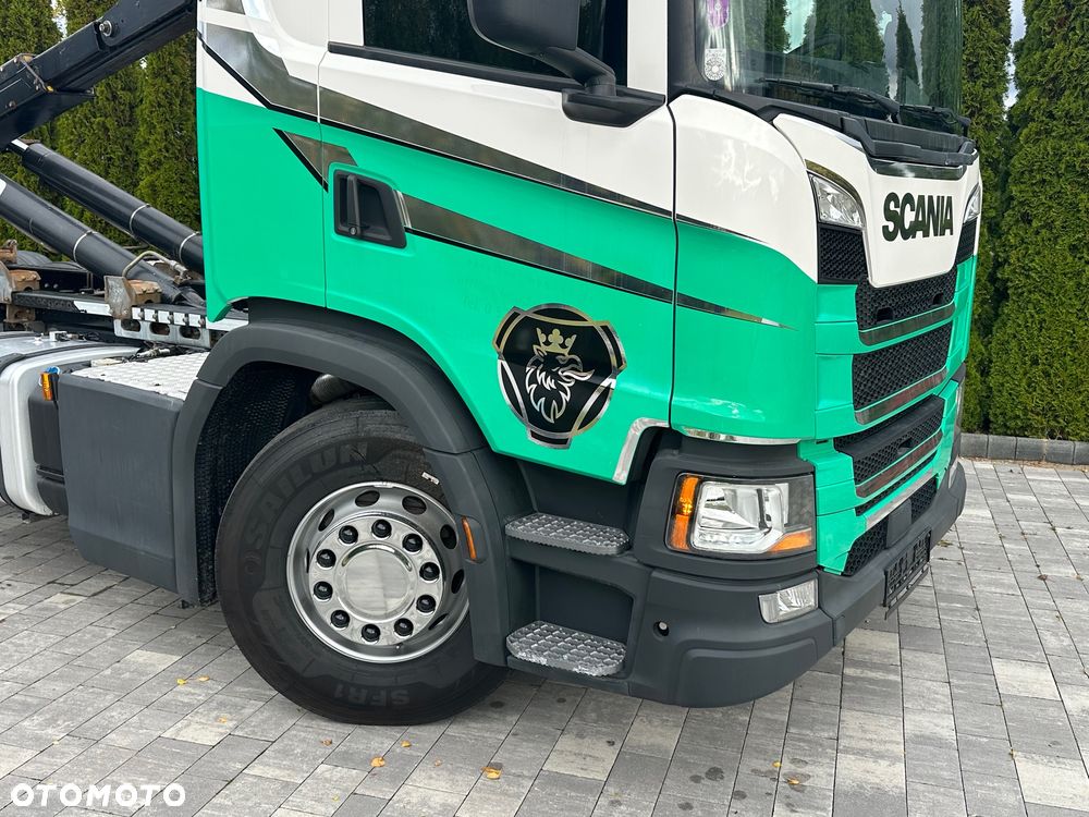 Scania / G450 / 6X2 / HAKOWIEC / HYVA 22.60.SK  / Oś-SKRĘTNA-PODNOSZONA / - 10