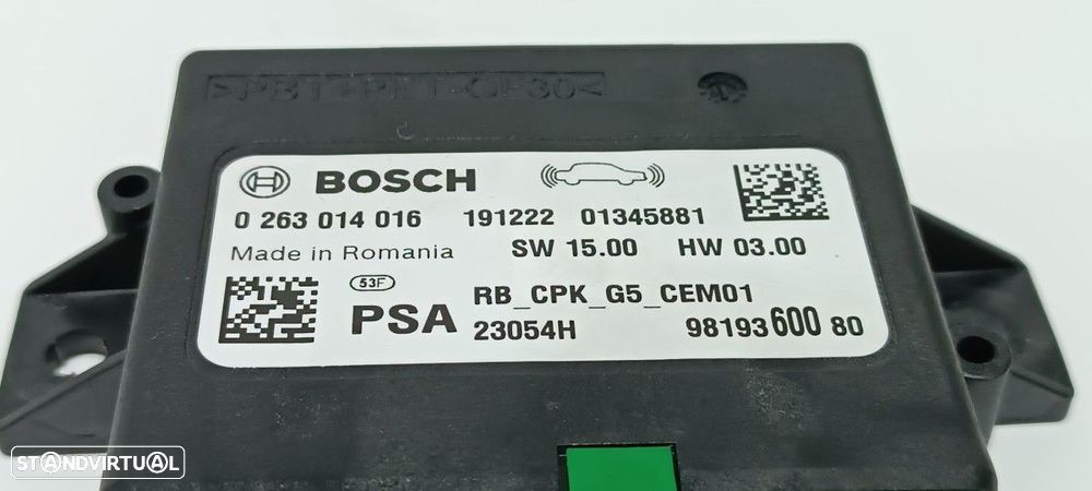 MÓDULO ELETRÓNICO PEUGEOT 5008 ALLURE - 3